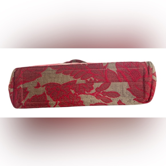 Elegant Red Floral Women's Bag - Picture 5 of 12
